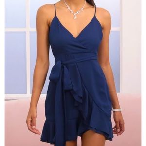 Navy blue dress size M